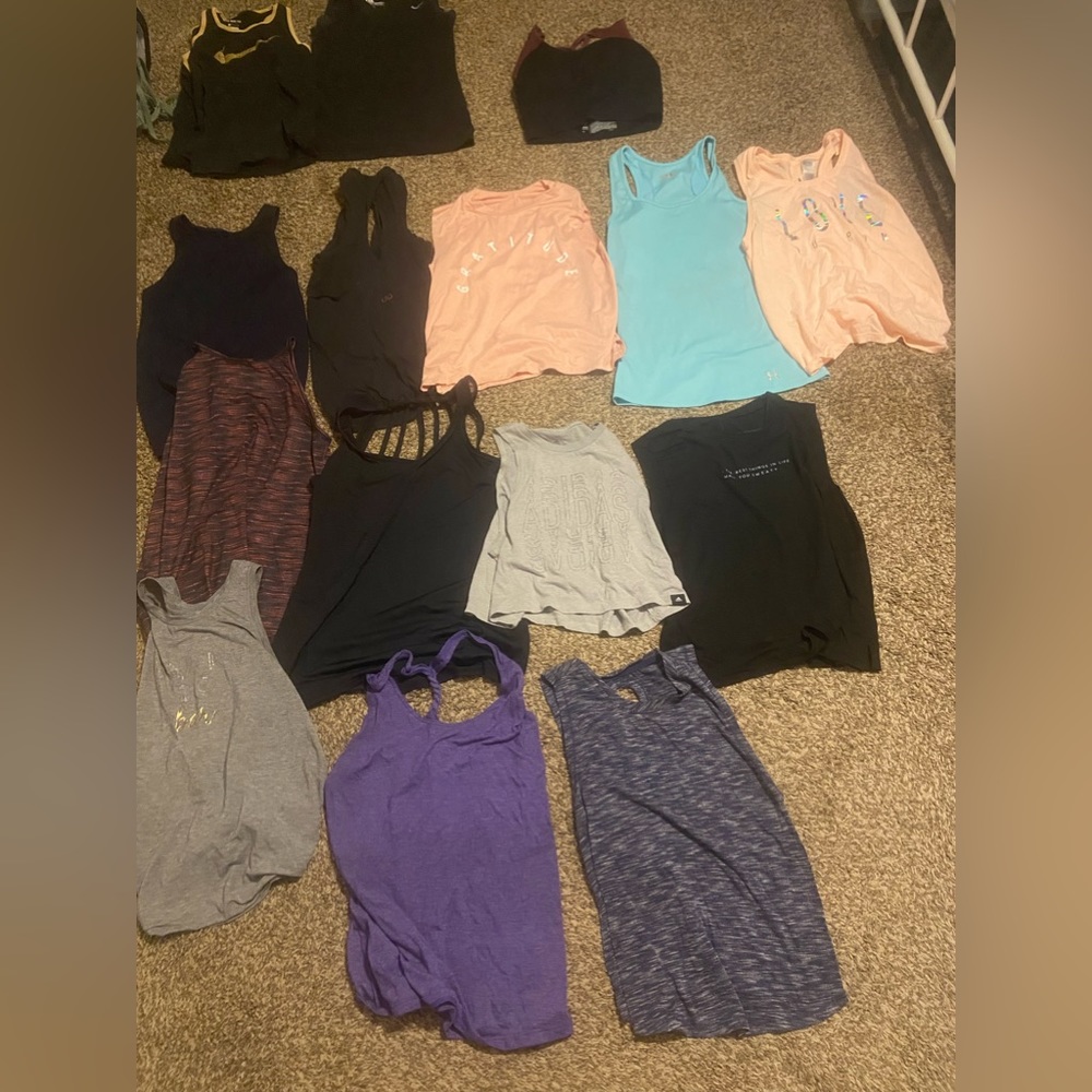 Woman’s athletic tops.